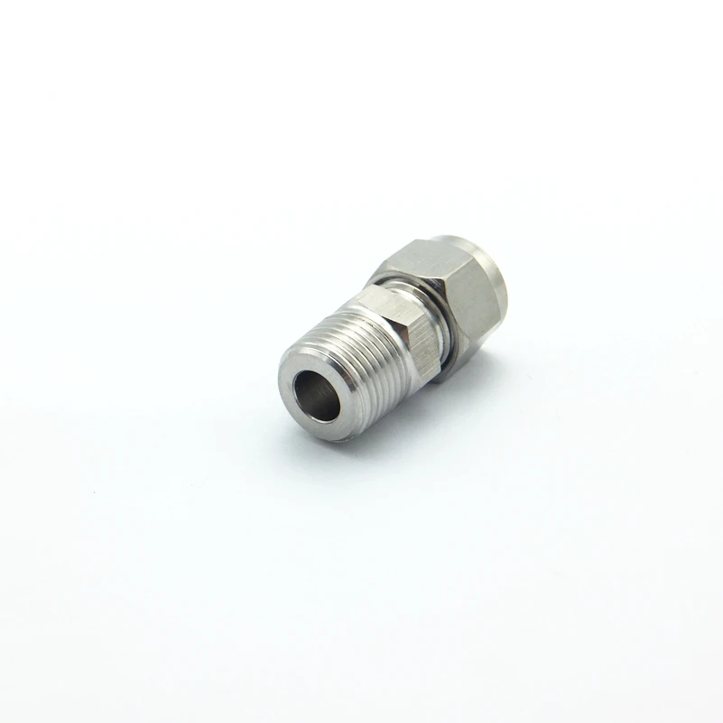 Наружная резьба 304 из нержавеющей стали 1/8 дюйма 1/4 3/8 1/2 NPT до 3-22 мм фитинг для труб