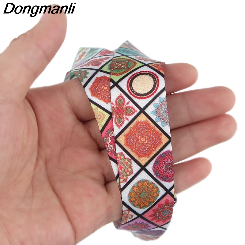 Брелок P3986 Dongmanli с мандалой брелок цветочным узором держатель для Id-карты ID-карта