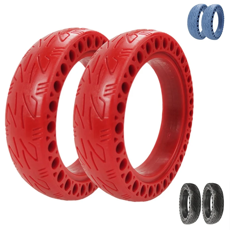 

2PCS 8.5 Inch Electric Scooter Solid Tyre Honeycomb Absorber Rubber Tire Durable Shock Tyre for Xiaomi M365 Pro