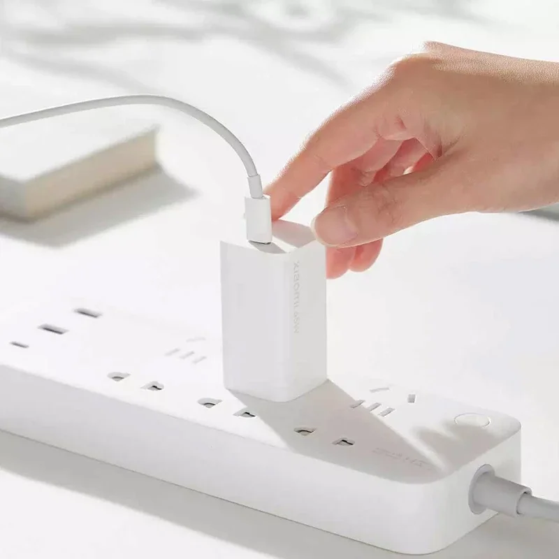 Оригинальное быстрое зарядное устройство Xiaomi GaN 65 Вт USB Type-C PD быстрая зарядка 5 В/9