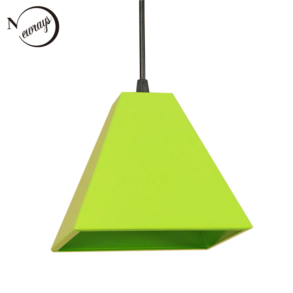 Лофт кантри Железный окрашенный подвесной светильник светодиодный E27