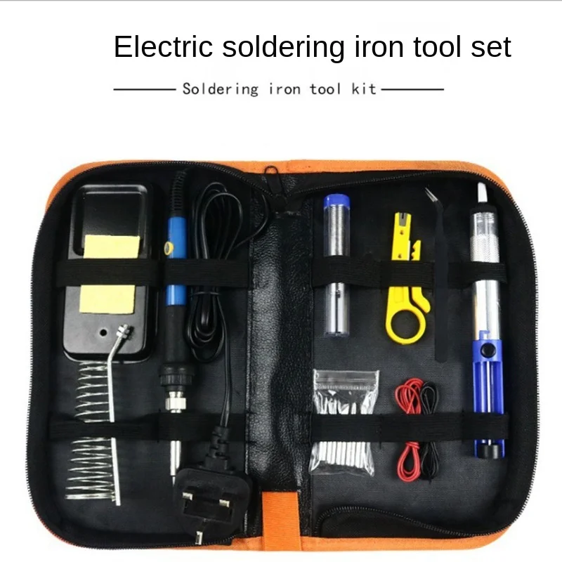 

Adjustable Temperature Electric Soldering Iron Electric Soldering Iron Kit Set Intelligent Thermostat Electric Soldering Iron