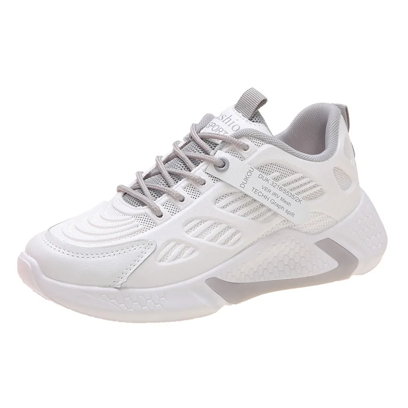 

Net Red Women's Shoes 2021 New Spring and Summer Wild Single Shoes White Casual Sports Ins Tide Breathable Non-slip Pu Surface