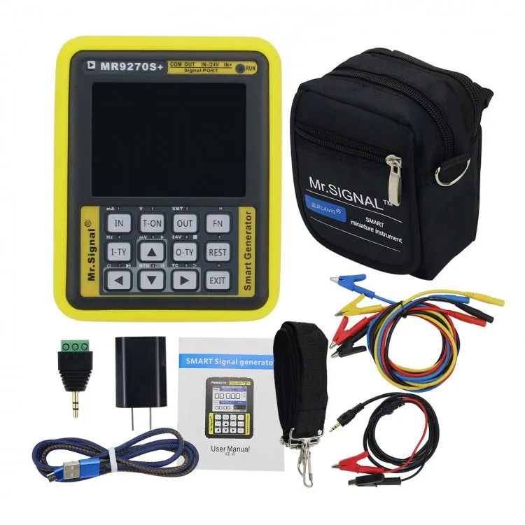 

MR9270S+ HART 4-20mA Signal Generator Transmitter Thermal Resistance Thermocouple Paperless Recorder