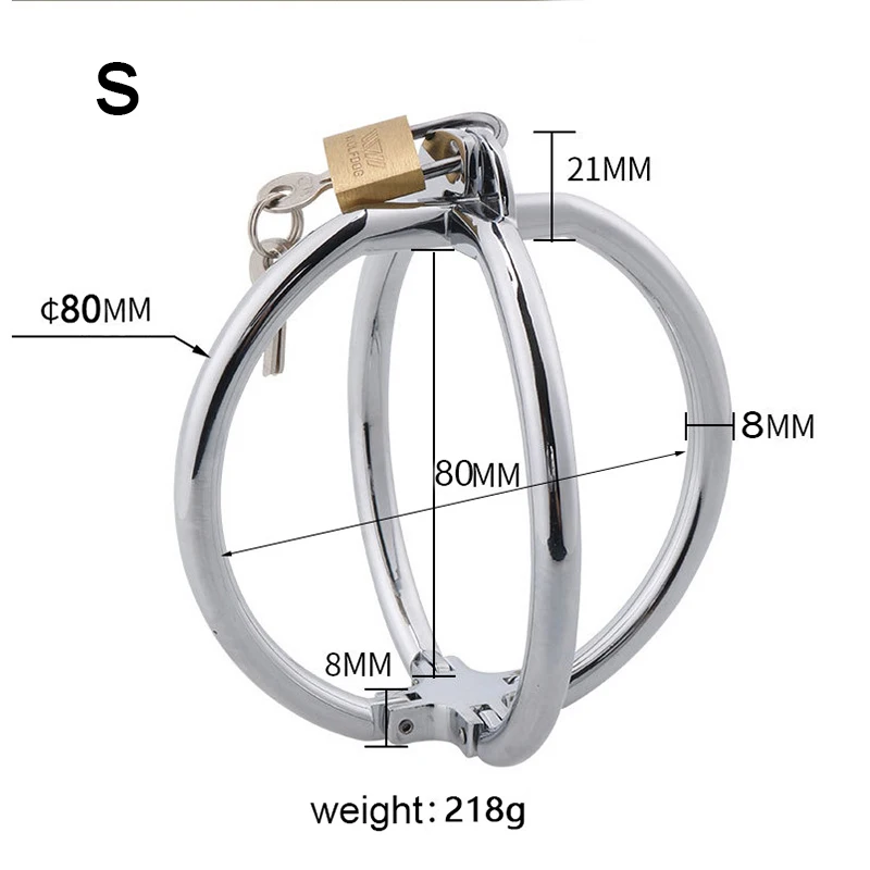Наручники из нержавеющей стали с перекрестными ремешками металлические