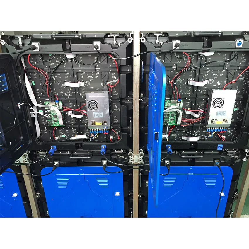 4 сканера Аренда P10 светодиодный медиа экран 3 в 1 RGB внутренний видео стена 640*640 мм