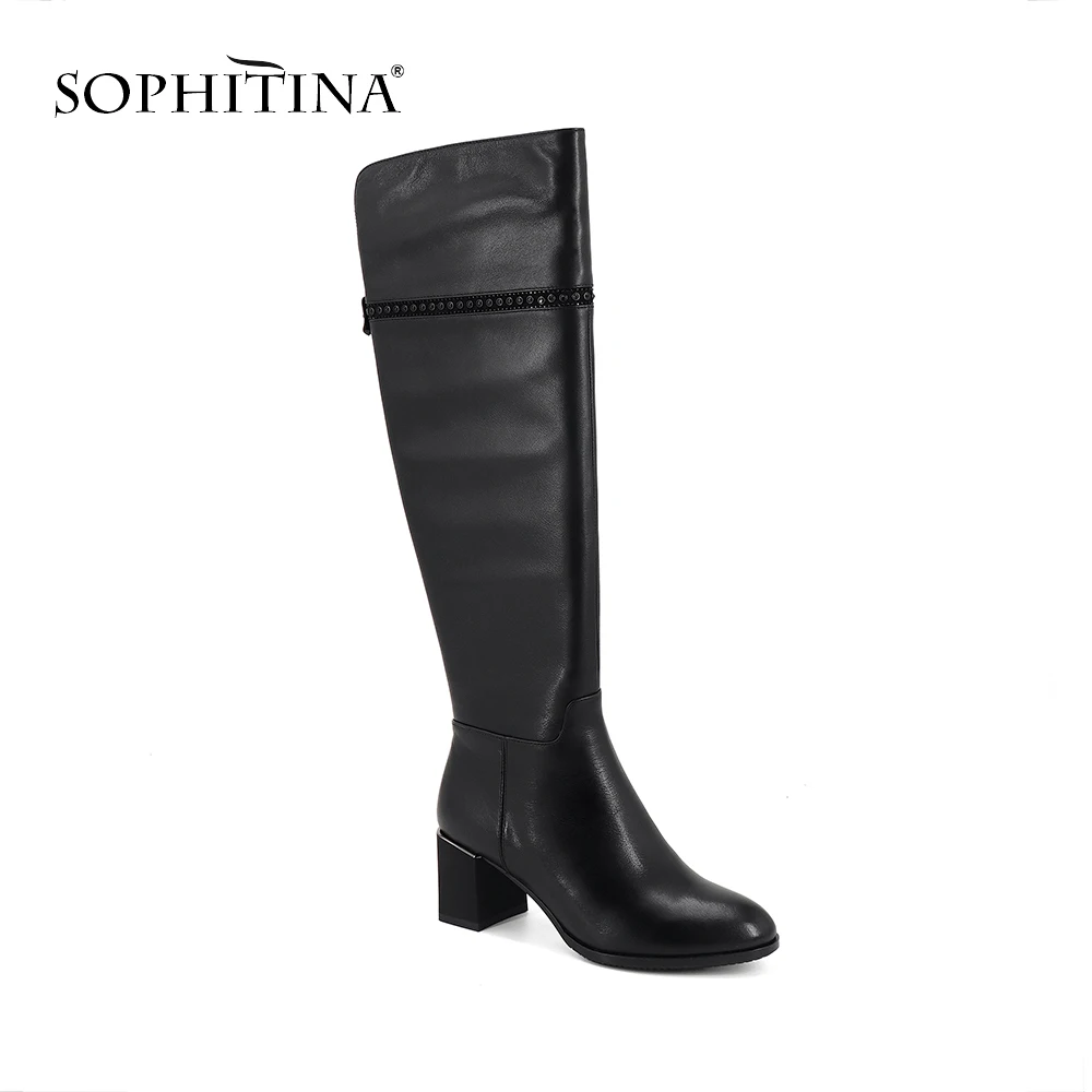 Женские ботинки из натуральной кожи с круглым носком | Обувь