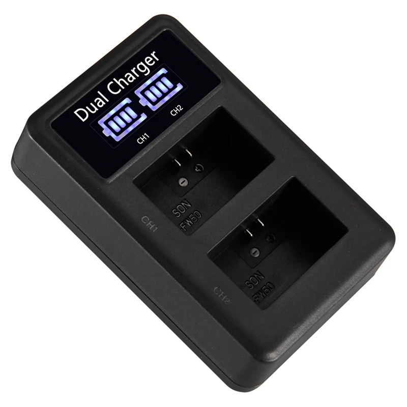 Mamen 3 шт. NP-FW50 NP FW50 NPFW50 батарея для цифровой камеры 2100 мАч+ ЖК двойное зарядное устройство для sony NEX-3 A7R A6500 A6300 A6000 A5000 A