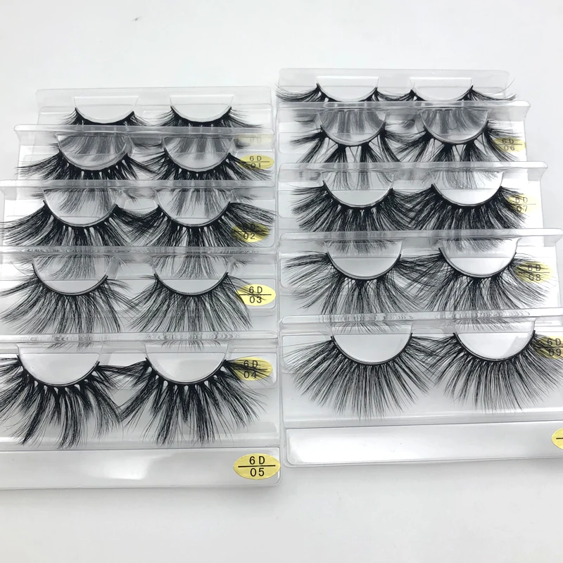 Wholesale Eyelashes 10/20/30/50pcs 3d Mink Lashes Natural False Makeup In Bulk | Красота и здоровье