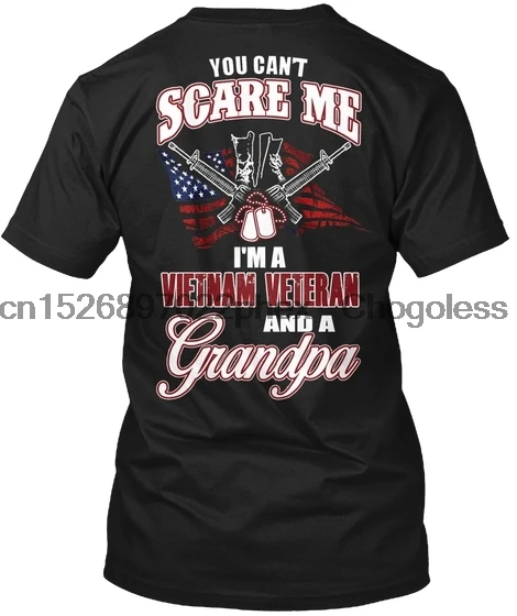  Вьетнамский Ветеран дедушка! Футболка без рисунка|Мужские футболки| |
