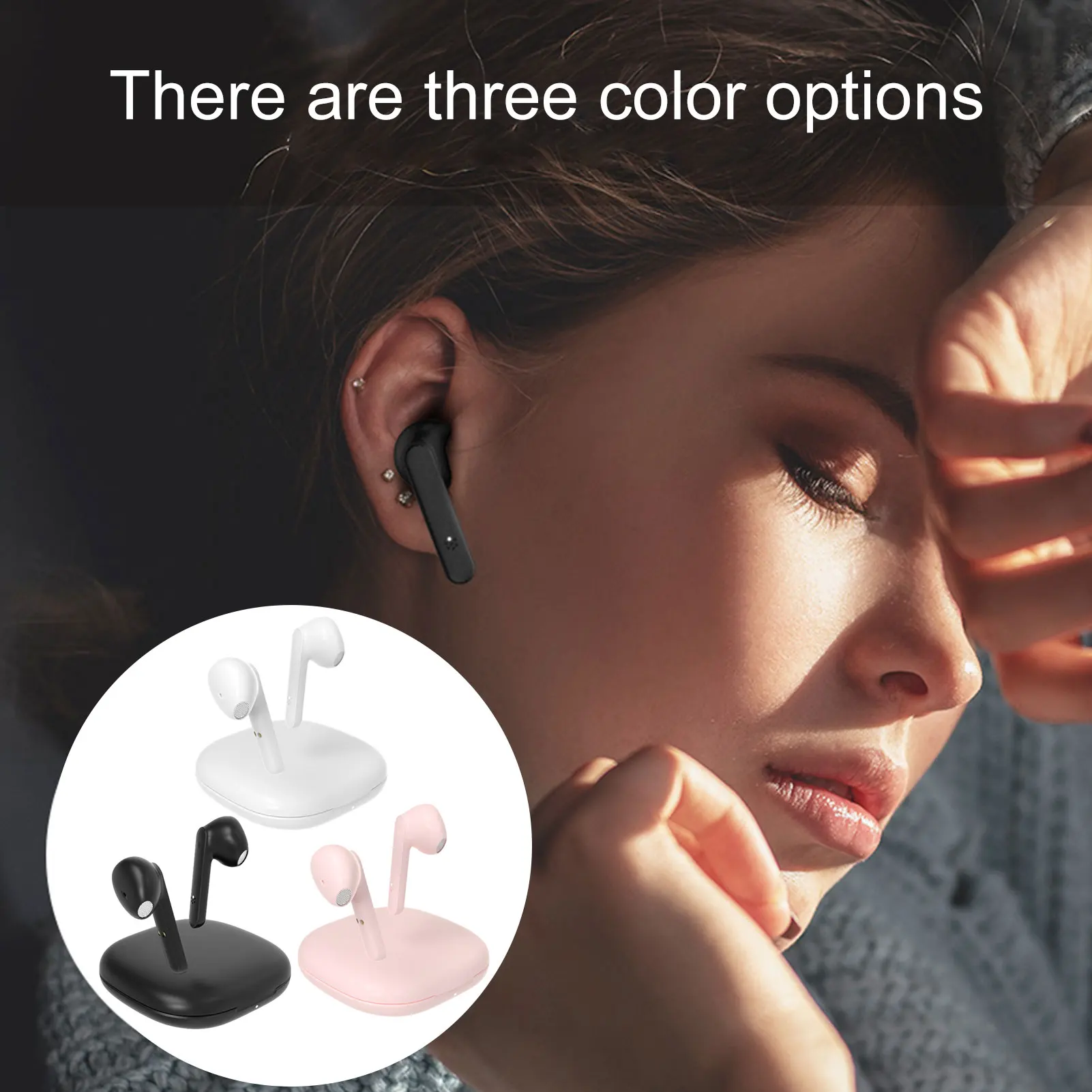 

F1 TWS Bluetooth 5.1 Headset Semi-in-ear Sports Gaming Wireless Noise-canceling Headphones Headset Accessories Drop Shipping Hot