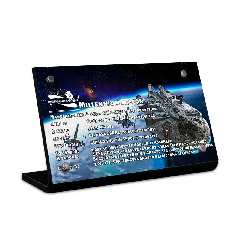 

the Acrylic display stand brand for 75192 toys building blocks bricks