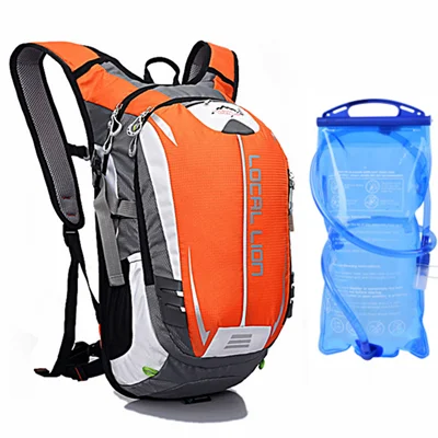 with water bag 18L водонепроницаемый велосипедный рюкзак для мужчин и женщин MTB велосипед с сумкой для воды Спорт Велоспорт Туризм кемпинг гидратация Велоспорт сумки рюкзак - Цвет: with water bag