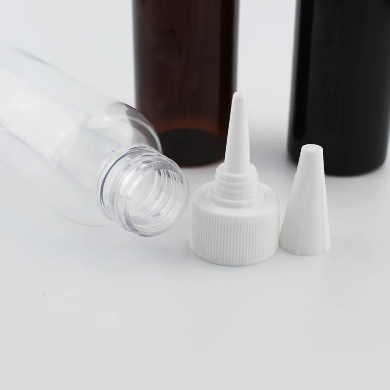 Пустые пластиковые бутылки для домашних животных с заостренным ртом 120 мл х 40 шт