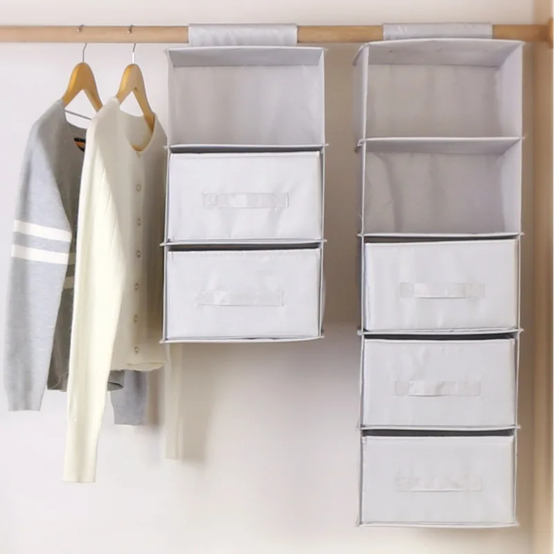 

Hanging Storage Pouch Multi-layer Clothing Storage Pouch Dormitory Storage Closet Underwear Storage Pouch Drawer Folding Closet