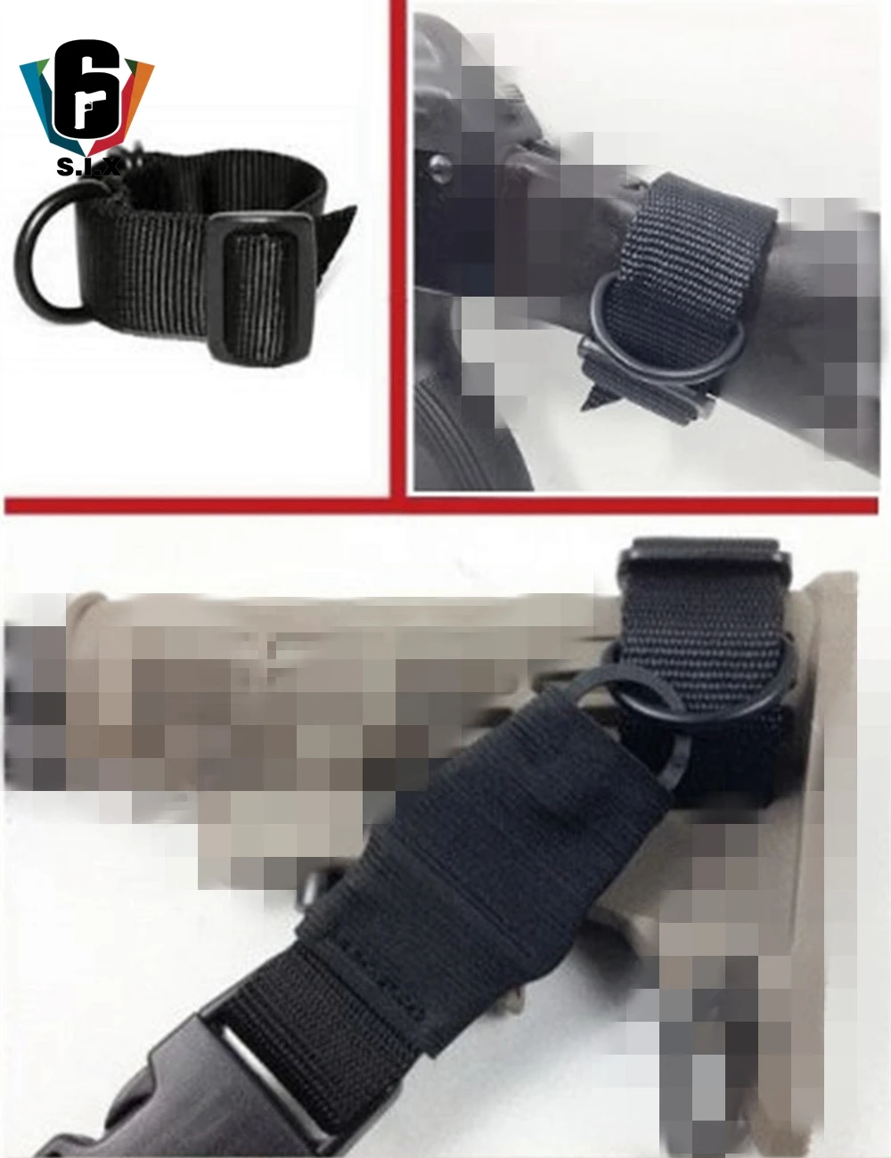 CQC Тактический Универсальный пистолет веревка Buttstock слинг Крепление Адаптер