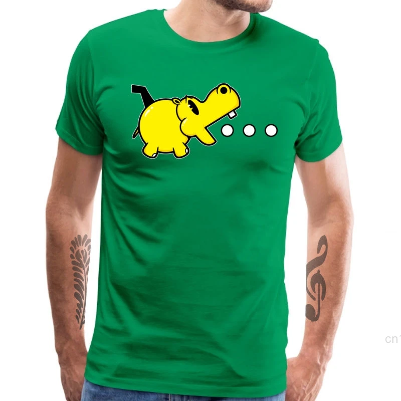 

100% Cotton Men T Shirt Waka Waka Hippos Tshirt Funny Short Sleeve Tops Shirt Round Collar Family Hip Hop Tee Shirt High Quality
