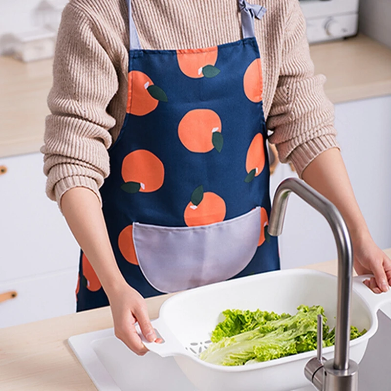 

New Hot Fashion Lady Women Men Adjustable polyester High-grade Kitchen Apron For Cooking Baking Restaurant Apron