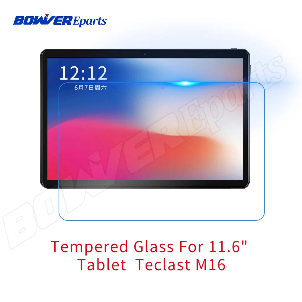 9HProtective Tempered Glass For Teclast M16 Tablet PC 11.6&quot Screen Protector Film Master X20L | Компьютеры и офис