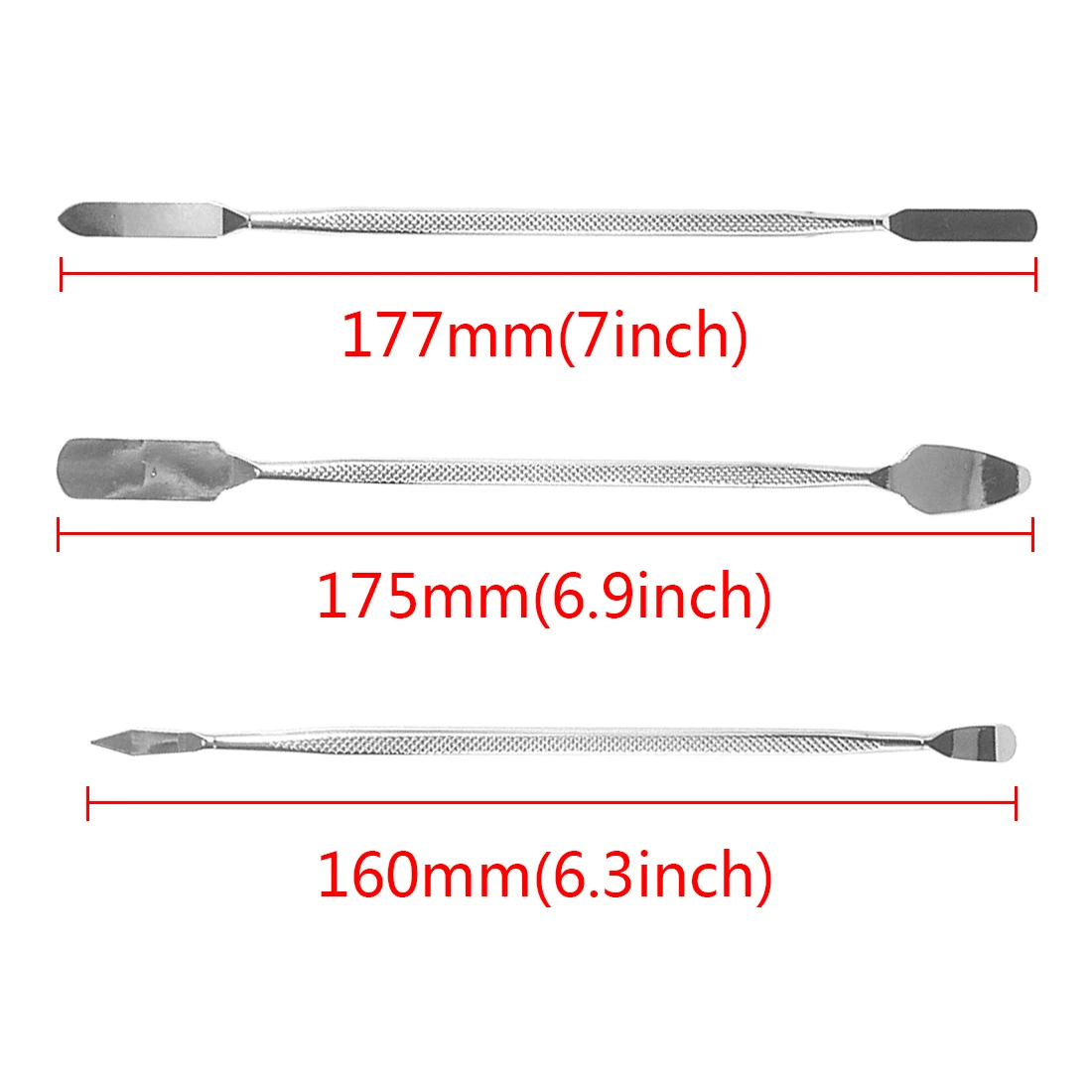 

Original DIYFIX 3 Pcs Metal Spudger Scraper Professional Mobile Phone Tablet PC Metal Disassembly Rods Repairing Tools Set