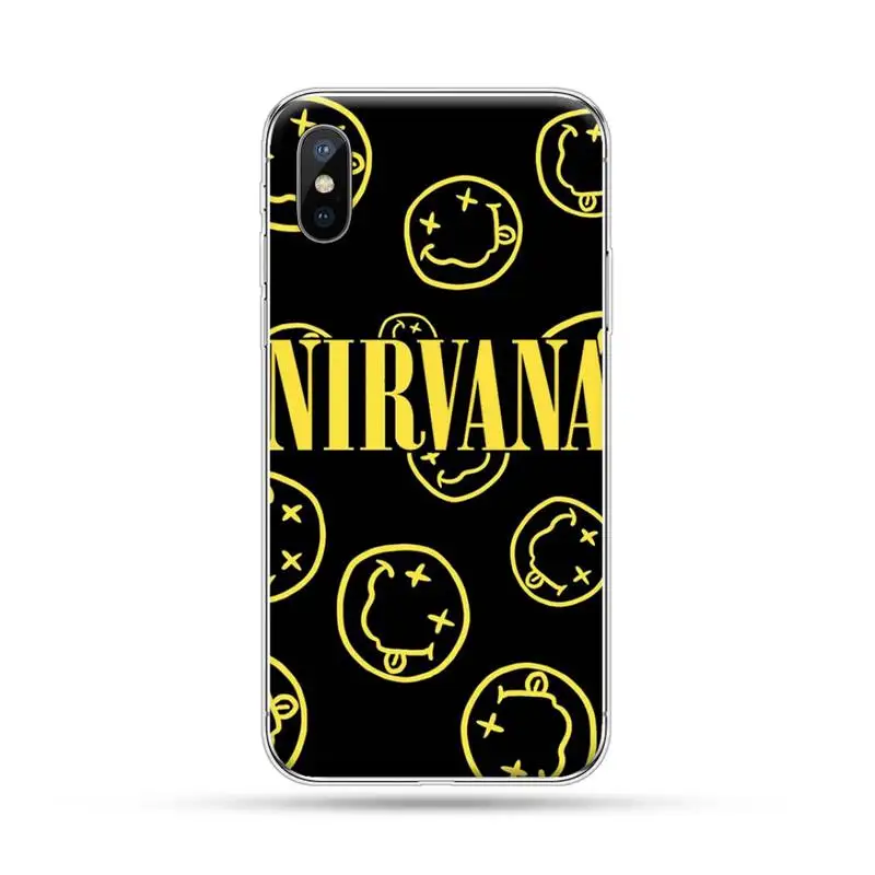 

famous Rock Nirvana Kurt singer Phone Case For iphone 12 mini 5 5s 5c se 6 6s 7 8 plus x xs xr 11 pro max