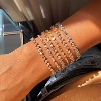godki new luxury flower cuban link bracelets bangles cubic zirconia cz bohemian cuff bracelets for women femme fashion jewelry