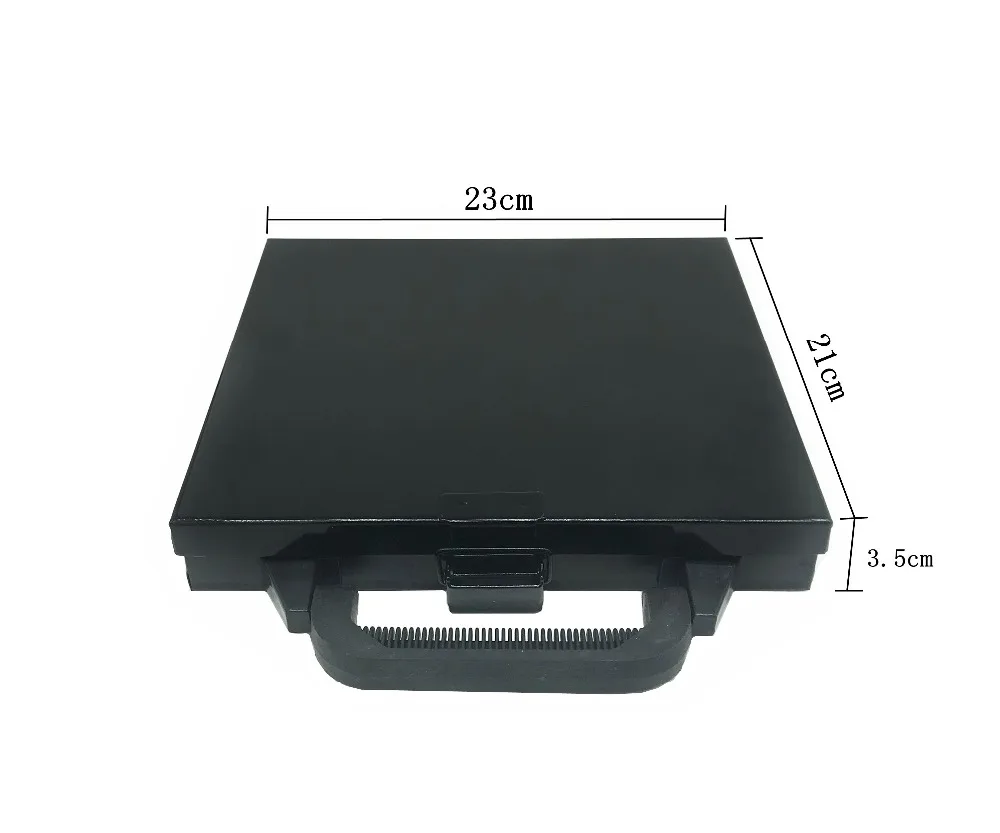 

Milda Drill bit storage box tools packaging tool box empty iron box 14 grid