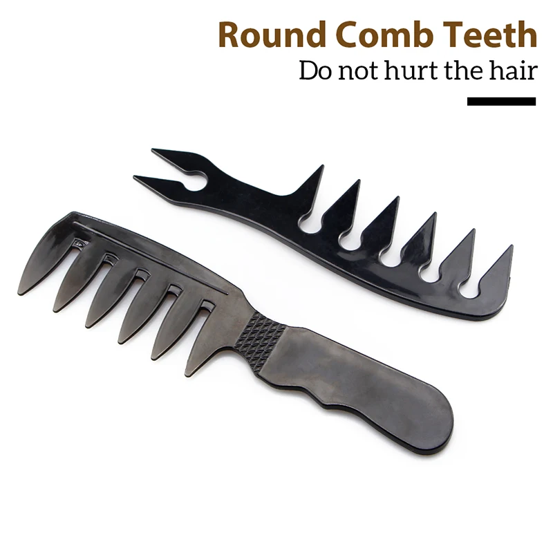 Мужская расческа в стиле ретро искусственная Расческа с большими зубцами для