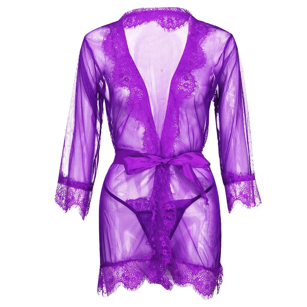 Женское сексуальное нижнее белье кружевное кукольная пижама полуночная сетка