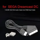 Кабель Scart RGB, 1,8 м, кабель SCART TV AV Lead Real RGB Scart Cable, игровой сменный соединительный кабель 6 футов для SEGA Dreamcast DC