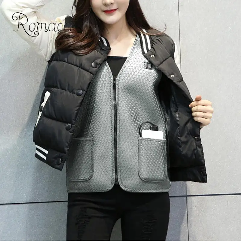 Мужской и женский теплый жилет с электрическим подогревом теплая уличная куртка