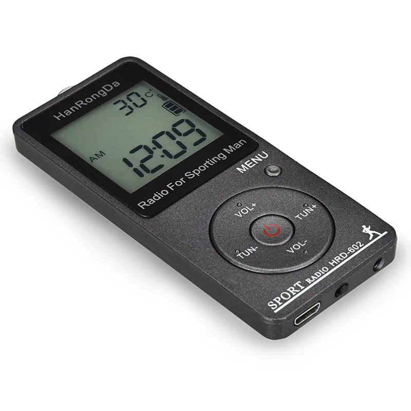 

Ymesy Mini Portable FM/AM Sports Running Electronic Pedometer Built-in Lithium Battery Rechargeable Radio 2021 New