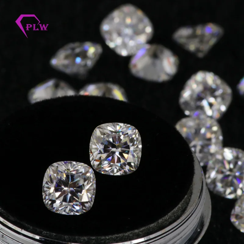 Выращенный в лаборатории муассанит драгоценный камень D цвет 2 5 карат 8*8 мм VVS