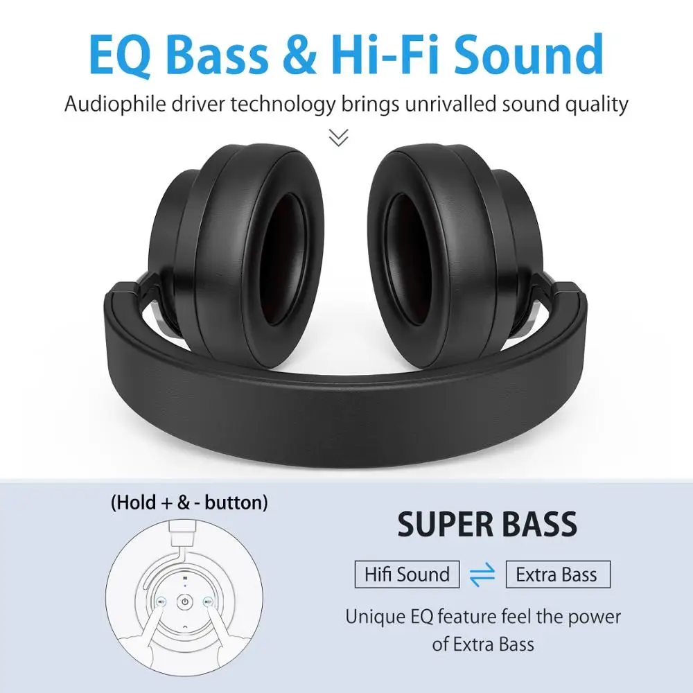 Bluetooth наушники Picun P20 Hi Fi с микрофоном и поддержкой TF карты|headphones with mic|bluetooth