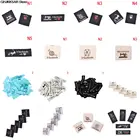 50 шт., 17 стилей, ручная работа, этикетки с надписью Love, этикетки с тиснением, этикетки с флагом для одежды, аксессуары для шитья