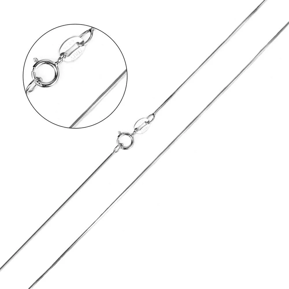 Silver Snake Chain Trendsmax, ожерелье из натуральной 925 пробы, витая, волнистая, волнистая, змеиная коробка, Сингапур, Ignot, цепочка, Модные женские ювелирные изделия SNM02 - Metal Color: Silver Snake Chain