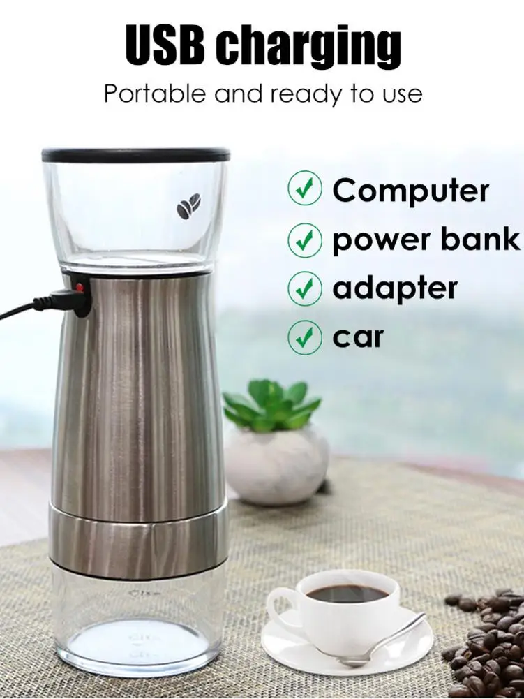 

Electric Coffee Grinder Portable Kitchen Grain Nut Bean Spice Grinder Multi-Functional Household Coffee Grinding Machine