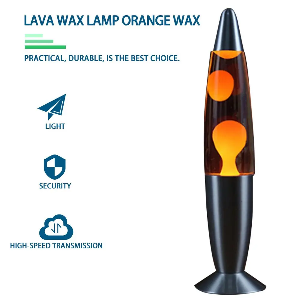 

lava Wax lamps night light Volcano Style 110V Metal Base Jellyfish Nightlight Glare Incandescent Lighting tin frame Cute Gifts