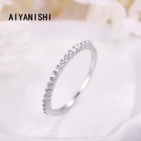 aiyanishi hot sale 100 925 sterling silver styles stackable ring party finger wedding rings for women original fashion jewelry
