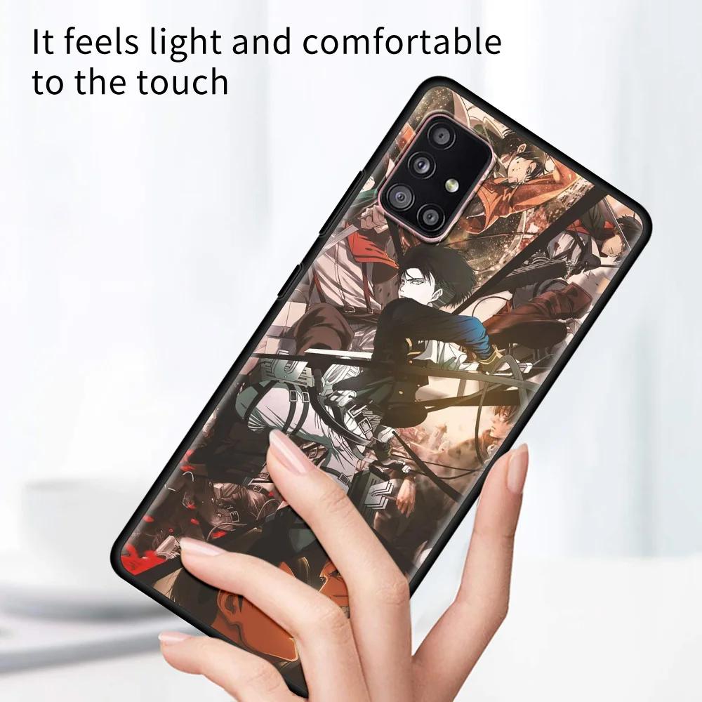 

Attack On Titan Phone Cover For Samsung A71 A51 A52 A12 A21s A21 A32 A91 A72 A42 A41 A31 A11 Case TPU Fundas Soft Capa