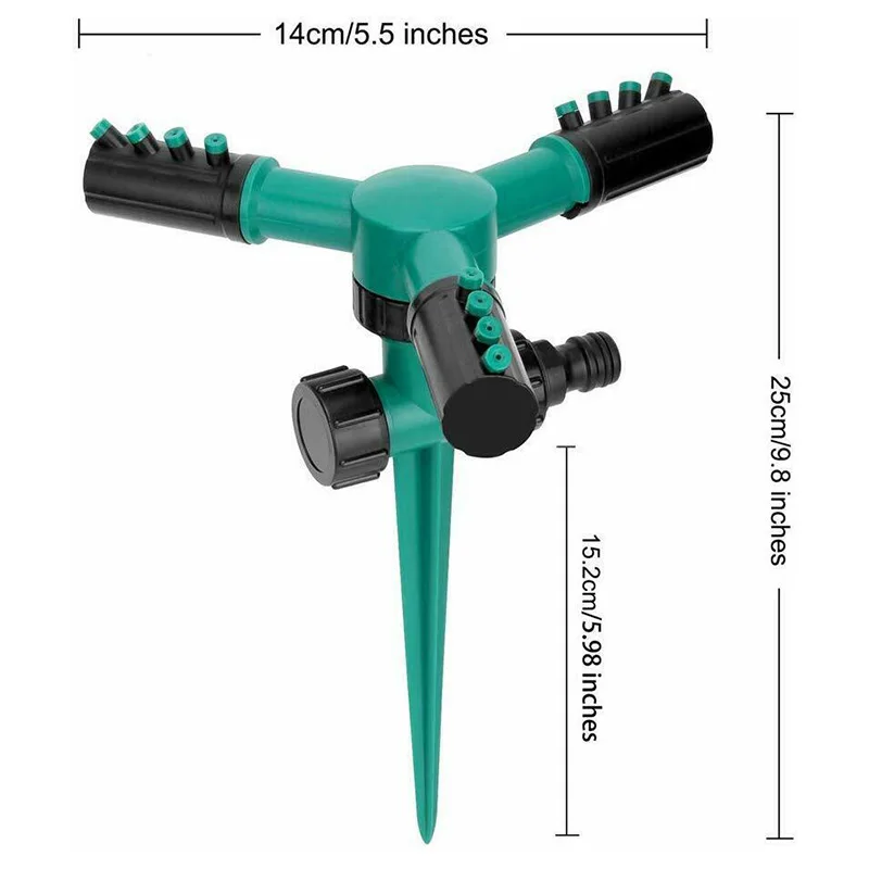 Садовый газон вода экономичная автоматические вращающиеся разбрызгиватели 3