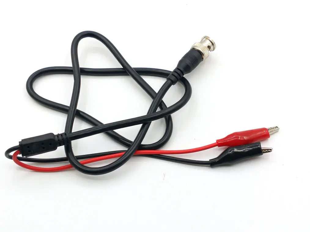 10 наборов коаксиального кабеля BNC папа к двойной Аллигатор тестовый зажим