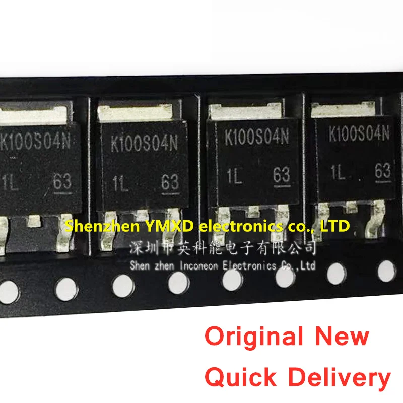 

10Pcs/Lot New TK100S04N1L Patch TO-252 MOS Field Effect Tube N Channel 40V 100A