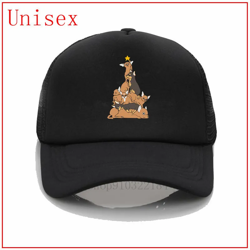 Бейсболка с рождественской елкой чихуахуа регулируемая бейсболка для папы