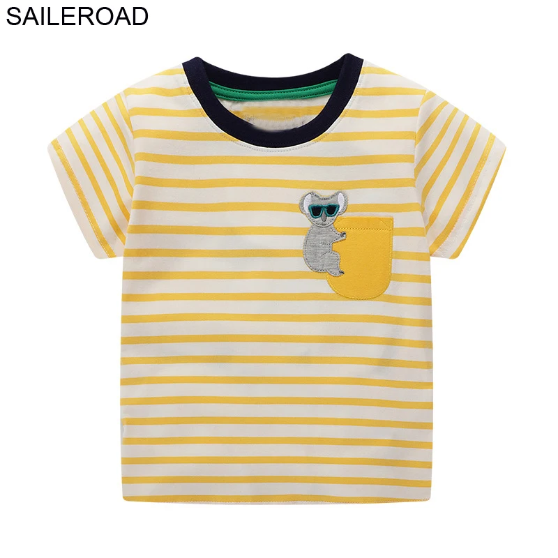 6272 same picture SAILEROAD Cotton Star Детские Мальчики Топы Футболка Для Новых Летних Малышей Младенческой Дети С Коротким Рукавом Одежда Мода Одежда для мальчика - Цвет: 6272 same picture