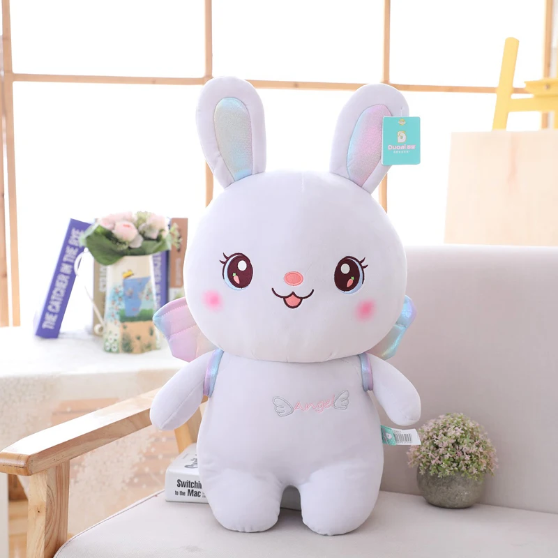 

High Quality Soft Down Cotton Angel Rabbit Doll Plush Toy Stuffed Toy Children's Toys Christmas Gift Home Decoration