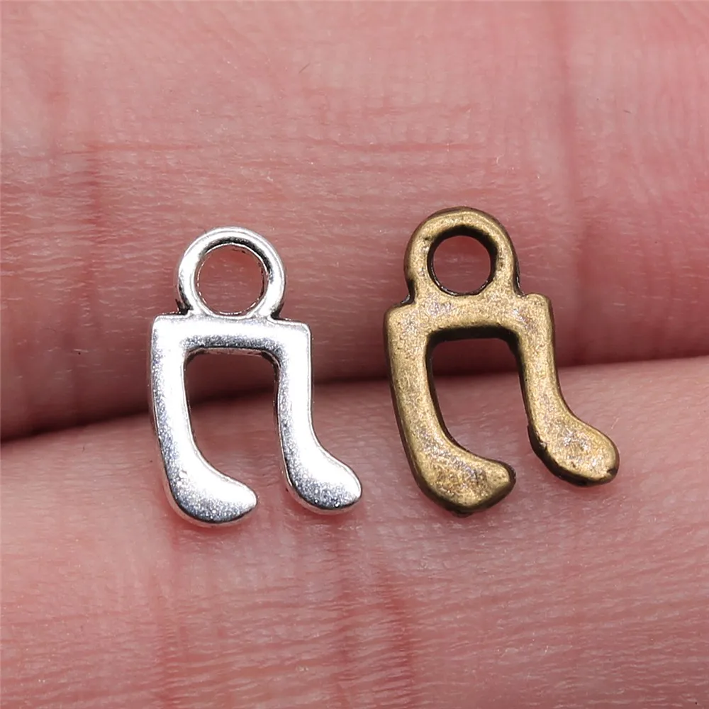 WYSIWYG для выведения токсинов 40 шт 11x7 мм Pendant Musical Note Charm Pendants For Jewelry Making Tiny | Украшения