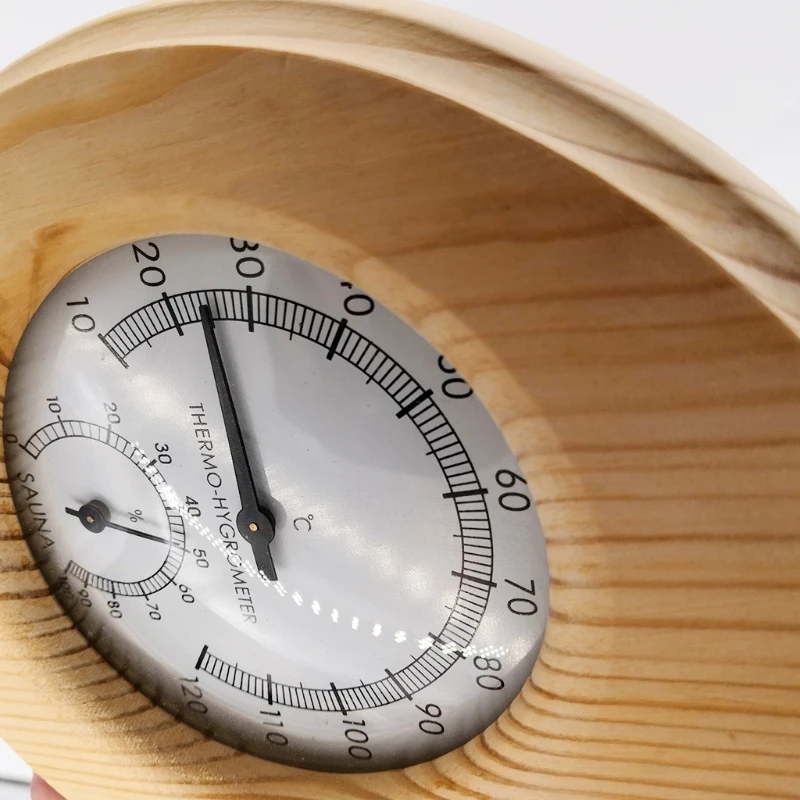 Аксессуары для сауны деревянный Измеритель температуры и влажности сухой пар