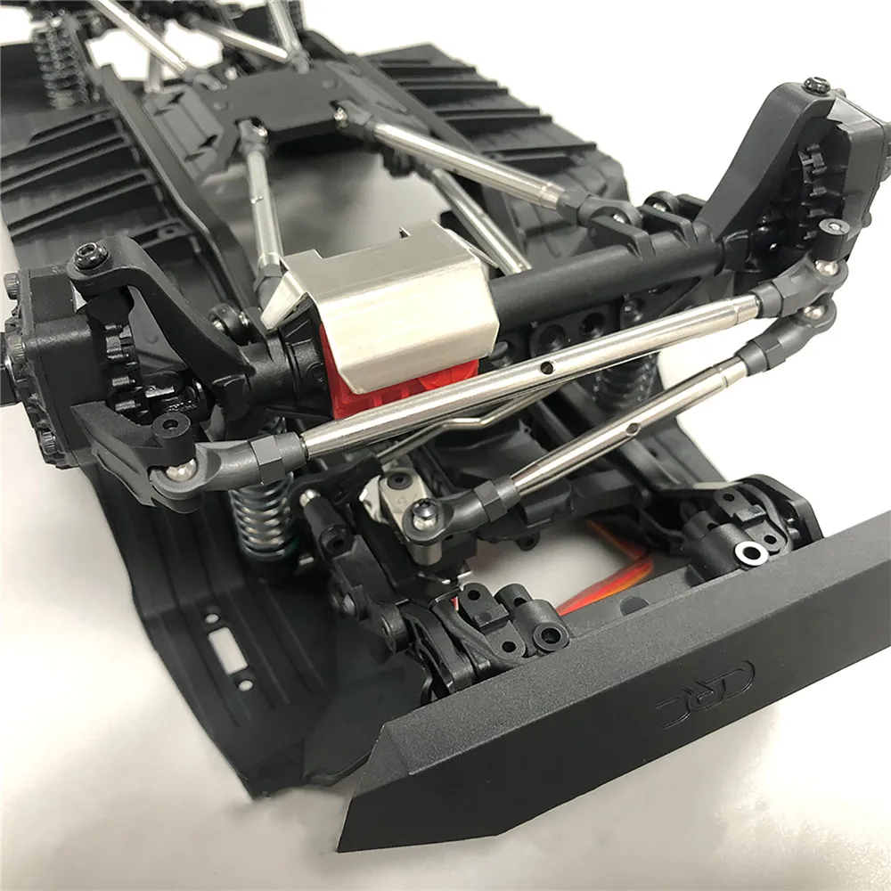 Передние противотехнические пластины Нижняя защита корпуса для Axial SCX10 III AXI03007