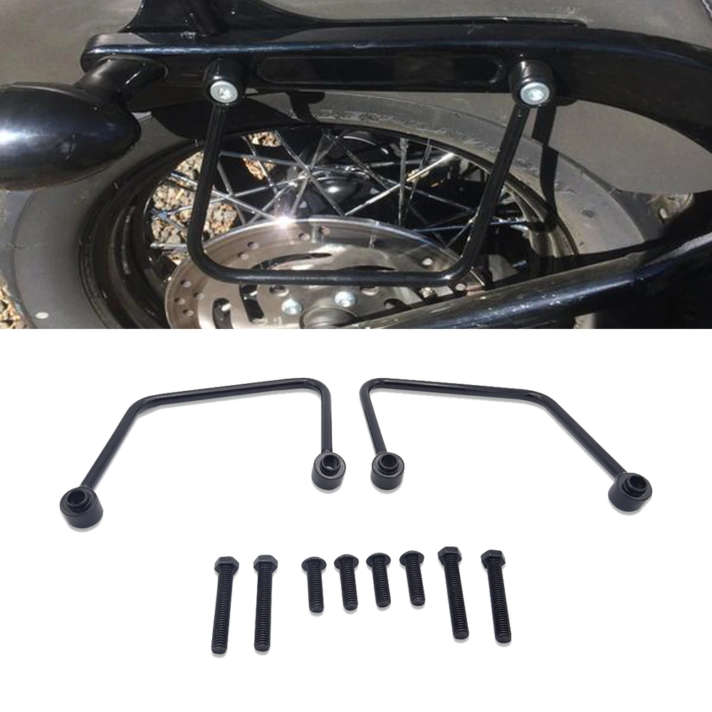 Аксессуары для мотоциклов глянцевый черный чехол поддерживает сталь моделей Harley